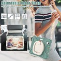 Pancerne Mocne Etui dla dzieci do iPad Mini 6 zielone szmaragdowe
