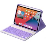 Fioletowe Etui Klawiatura Pen Slot do Apple iPad Mini 6