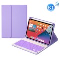Fioletowe Etui Podświetlana Klawiatura Pen Slot do Apple iPad Mini 6