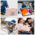 Pancerna Obudowa z Paskiem i Schowkiem na Apple Pencil do iPad Mini 6 różowa pudrowa