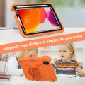 Pancerna Obudowa z Paskiem i Schowkiem na Apple Pencil do iPad Mini 6 pomarańczowa
