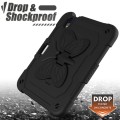 Pancerna Obudowa z Paskiem i Schowkiem na Apple Pencil do iPad Mini 6 czarna