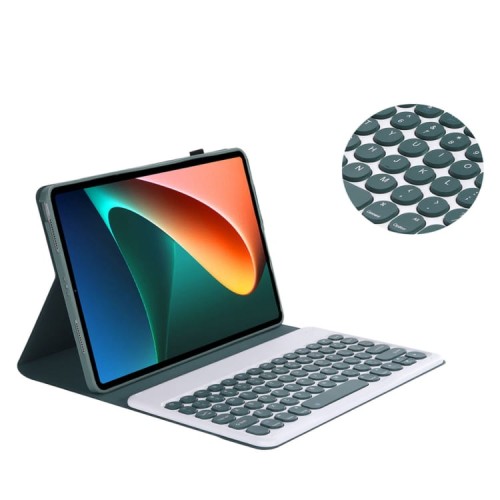 Zielone Etui Obudowa Klawiatura do Xiaomi Pad 5/5 Pro
