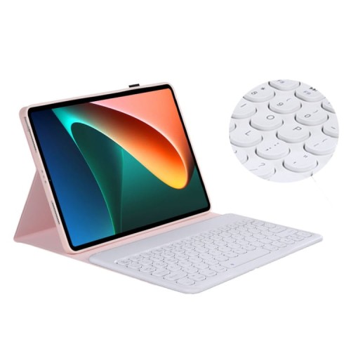 Różowe Etui Obudowa Klawiatura do Xiaomi Pad 5/5 Pro