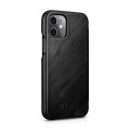 ICARER Skórzane Etui do iPhone 12 Mini czarne
