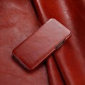 ICARER Skórzane Etui do iPhone 12 Mini czerwone