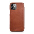 ICARER Skórzane Etui do iPhone 12 Mini brązowe