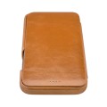 ICARER Skórzane Etui do iPhone 12 Mini brązowe jasne