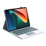 Etui Obudowa Klawiatura Gładzik do Xiaomi Pad 5, 5 Pro zielona