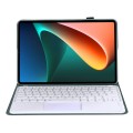 Etui Obudowa Klawiatura Gładzik do Xiaomi Pad 5/5 Pro zielono-biała