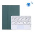 Etui Obudowa Klawiatura Gładzik do Xiaomi Pad 5/5 Pro zielono-biała