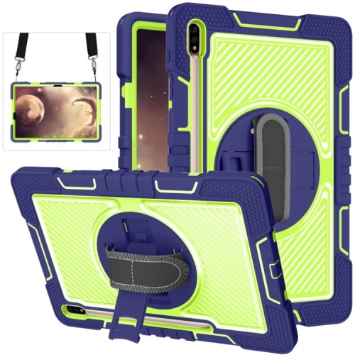 Shockproof Pancerne Etui Obudowa z Paskiem do Samsung Galaxy Tab S7 Plus / Tab S7 FE