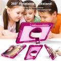 Shockproof Pancerne Etui Obudowa z Paskiem do Samsung Galaxy Tab S7 Plus / Tab S7 FE różowe