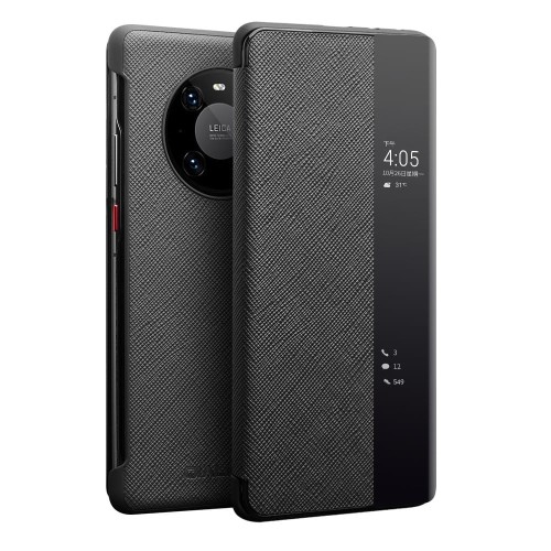 Skórzane Etui Smart Cover QIALINO Huawei Mate 40 Pro czarne