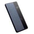 Skórzane Etui Smart Cover QIALINO Huawei Mate 40 Pro granatowe