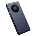 Skórzane Etui Smart Cover QIALINO Huawei Mate 40 Pro granatowe