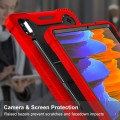 Pancerne Etui do Samsung Galaxy Tab S7 czerwono-czarne