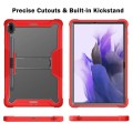 Pancerne Etui do Samsung Galaxy Tab S7 FE czerwono-czarne