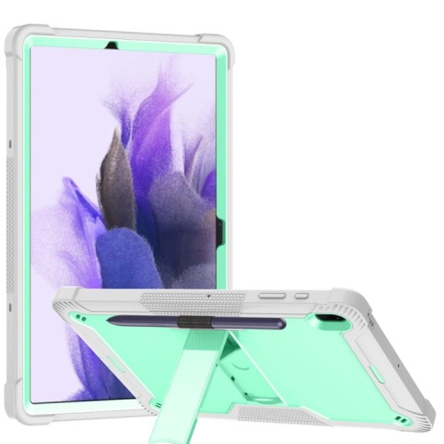 Pancerne Etui do Samsung Galaxy Tab S7 FE zielono-szare
