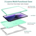 Pancerne Etui do Samsung Galaxy Tab S7 FE zielono-szare
