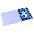 Fioletowe Etui Obudowa Klawiatura Gładzik do iPad 10.2 7 8 9