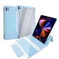 Niebieskie Etui Obudowa Klawiatura do iPad Pro 12.9 2021/2020/2018