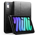 Skórzany Pokrowiec Smart Cover QIALINO do iPad Mini 6 2021 czarny
