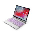 Obrotowa Podświetlana Klawiatura do iPad Pro 11 2018 srebrna