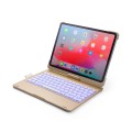 Obrotowa Podświetlana Klawiatura do iPad Pro 11 2018 złota