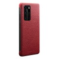 Skórzany Pokrowiec Smart Cover QIALINO do Huawei P40 czerwone