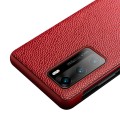 Skórzany Pokrowiec Smart Cover QIALINO do Huawei P40 czerwone