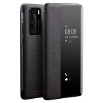Skórzany Pokrowiec Smart Cover QIALINO do Huawei P40 czarne