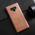 Skórzane etui ochronne typu plecki Galaxy Note 9 - brązowe
