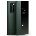 Skórzany Pokrowiec Smart Cover QIALINO do Huawei P40 zielony