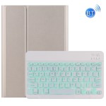 Etui z podświetlana klawiaturą do Lenovo Tab M10 złote