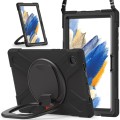 Shockproof Pancerne Etui z Paskiem do Samsung Galaxy Tab A8 2021 czarne