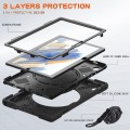 Shockproof Pancerne Etui z Paskiem do Samsung Galaxy Tab A8 2021 czarne