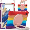 Shockproof Pancerne Etui z Paskiem do Samsung Galaxy Tab A8 2021 kolorowe
