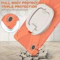 Shockproof Pancerne Etui z Paskiem do Samsung Galaxy Tab A8 2021 pomarańczowe