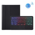 Czarne Etui Podświetlana Klawiatura Touchpad do Samsung Galaxy Tab A8 10.5 2021