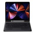 Granatowe Etui Bezprzewodowa Klawiatura Touchpad do iPad Pro 12.9 2021/2020/2018