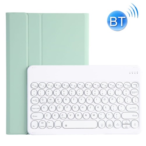 Miętowe Etui z Bezprzewodową Podświetlaną Klawiaturą do Lenovo Tab P11 Pro