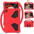 Shockproof Pancerne Etui EVA dla Dzieci do Lenovo Tab P11 czerwone
