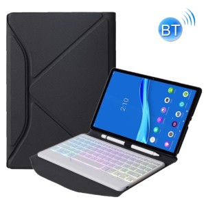 Czarne Etui z Bezprzewodową Podświetlaną Klawiaturą  do Lenovo Tab M10 Plus 10.3