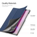 Etui Smart Cover DUX DUCIS Domo Series do Lenovo Tab M10 Plus granatowe