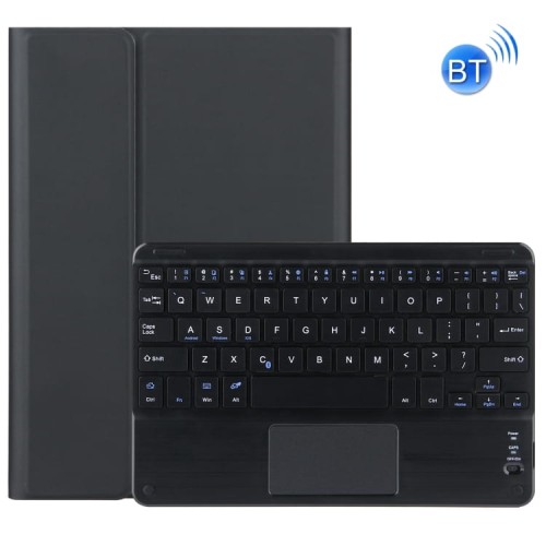 Czarne Etui z wyjmowaną klawiaturą z Touchpad do Lenovo Tab M10