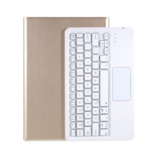Złote Etui z Bezprzewodową Klawiaturą z Touchpad do Lenovo Tab P11 Pro