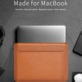 Skórzane Etui Wsuwka Pokrowiec WIWU Macbook Pro 13 brązowe