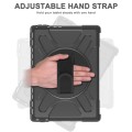 Czarne Pancerne Etui z obrotowym uchwytem do Microsoft Surface Pro 8