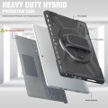 Czarne Pancerne Etui z obrotowym uchwytem do Microsoft Surface Pro 8